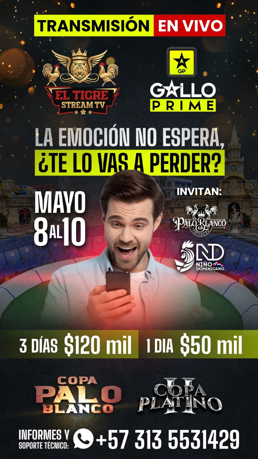 Gallo Prime El Tigre Stream TV 2